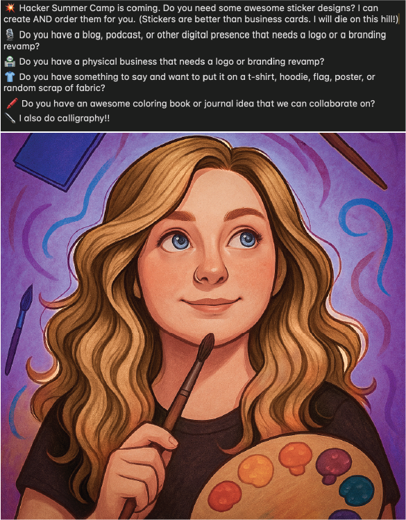 mer_pizza's tweet photo. Looking for some fun projects to fill in the gaps while I seek full-time employment. What kinds of creative ideas do you have? How can I help?
DM me or drop a comment. If you know my number, text me! Let's make my funemployment more fun (and affordable)!
Here are a few ideas: https://t.co/1LL1cnpwWJ