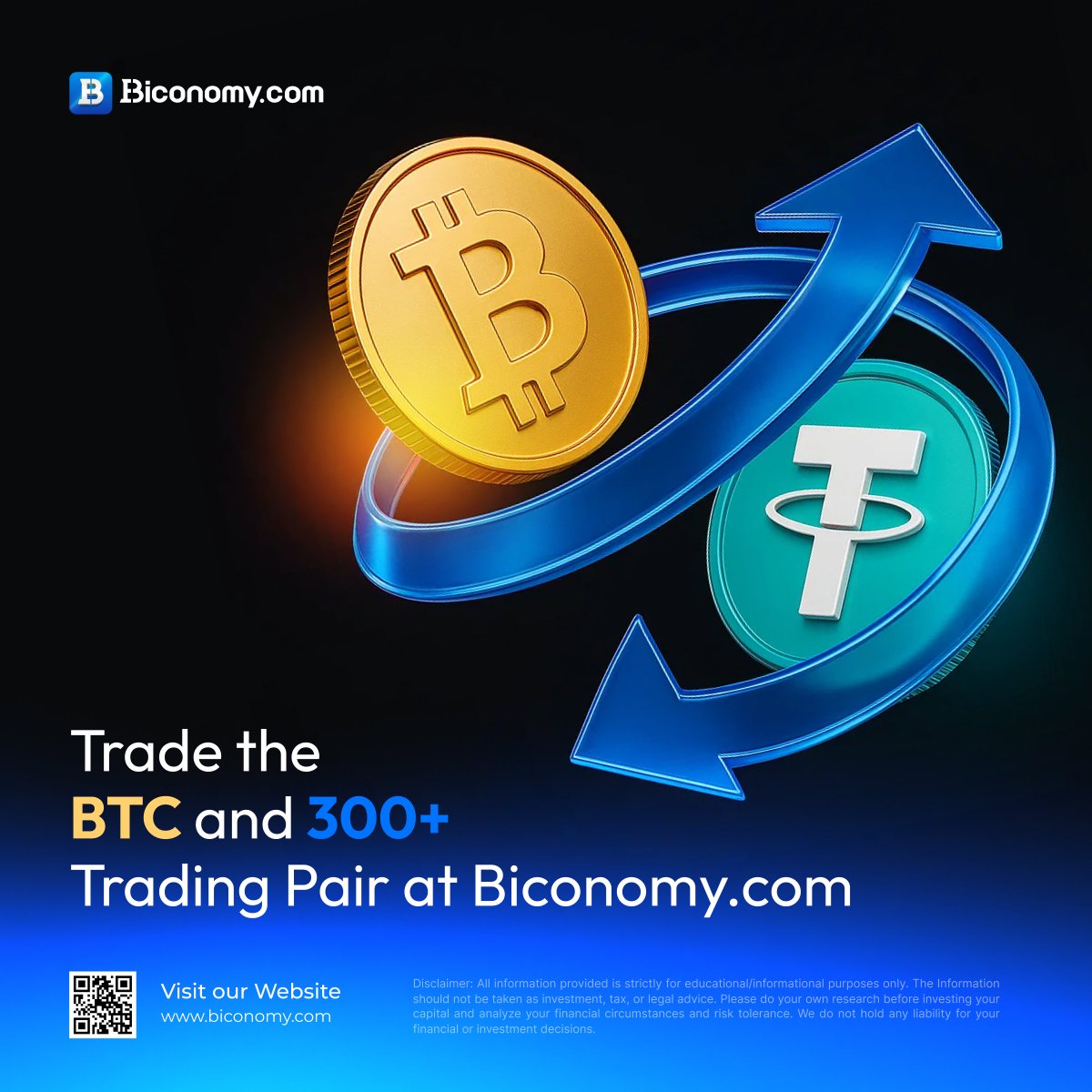 Ready to trade like a pro?👀 Trade #BTC and 300+ trading pairs with  lightning speed on https://t.co/VyXHYpiplg 🚀 ✓ Fast transactions ✓ Secure  platform ✓ 24/7 global markets #BiconomyCom #BIT #CryptoTrading #Bitcoin  #Blockchain