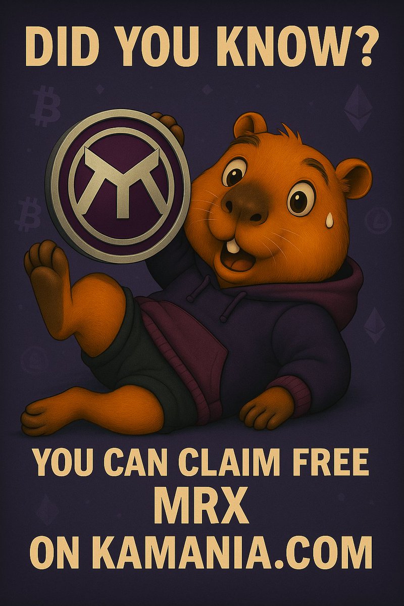 Did you know? 🧐🦫

You can claim FREE MRX at Kamania.com! 🪙✨

Join our capybara crew and grab yours today! 🎉

#kamania #MRX #Crypto #Faucet #Free #claim  #Capybara #Fun #Airdrops 

<a href="/MetrixCoin/">Metrix</a>