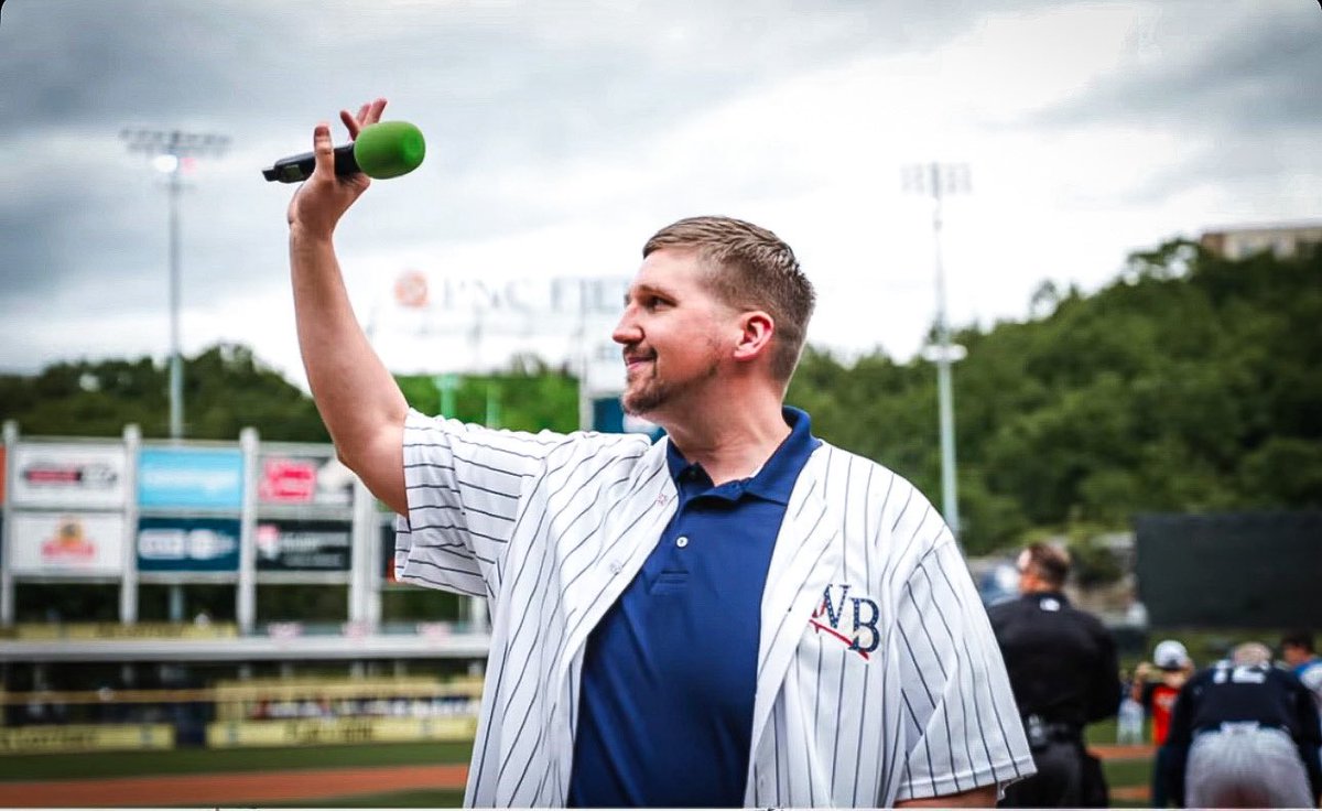 Chris Bohinski (@chrisbohinski) on Twitter photo Thank you to the <a href="/swbrailriders/">SWB RailRiders</a> for having me back to perform our National Anthem against the WooSox 🇺🇸 And for this awesome capture post-anthem! Thank you to the <a href="/swbrailriders/">SWB RailRiders</a> for having me back to perform our National Anthem against the WooSox 🇺🇸 And for this awesome capture post-anthem!