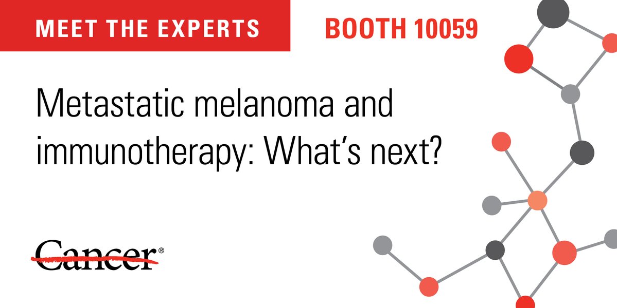 MD Anderson Cancer Center (@mdandersonnews) on Twitter photo At 12 p.m. on Monday, June 2, a group of experts will be in booth 10059 to share the latest in immunotherapy treatment for metastatic melanoma. #ASCO25 #EndCancer (4/7) <a href="/HTawbi_MD/">Hussein Tawbi, MD, PhD</a> At 12 p.m. on Monday, June 2, a group of experts will be in booth 10059 to share the latest in immunotherapy treatment for metastatic melanoma. #ASCO25 #EndCancer (4/7) <a href="/HTawbi_MD/">Hussein Tawbi, MD, PhD</a>