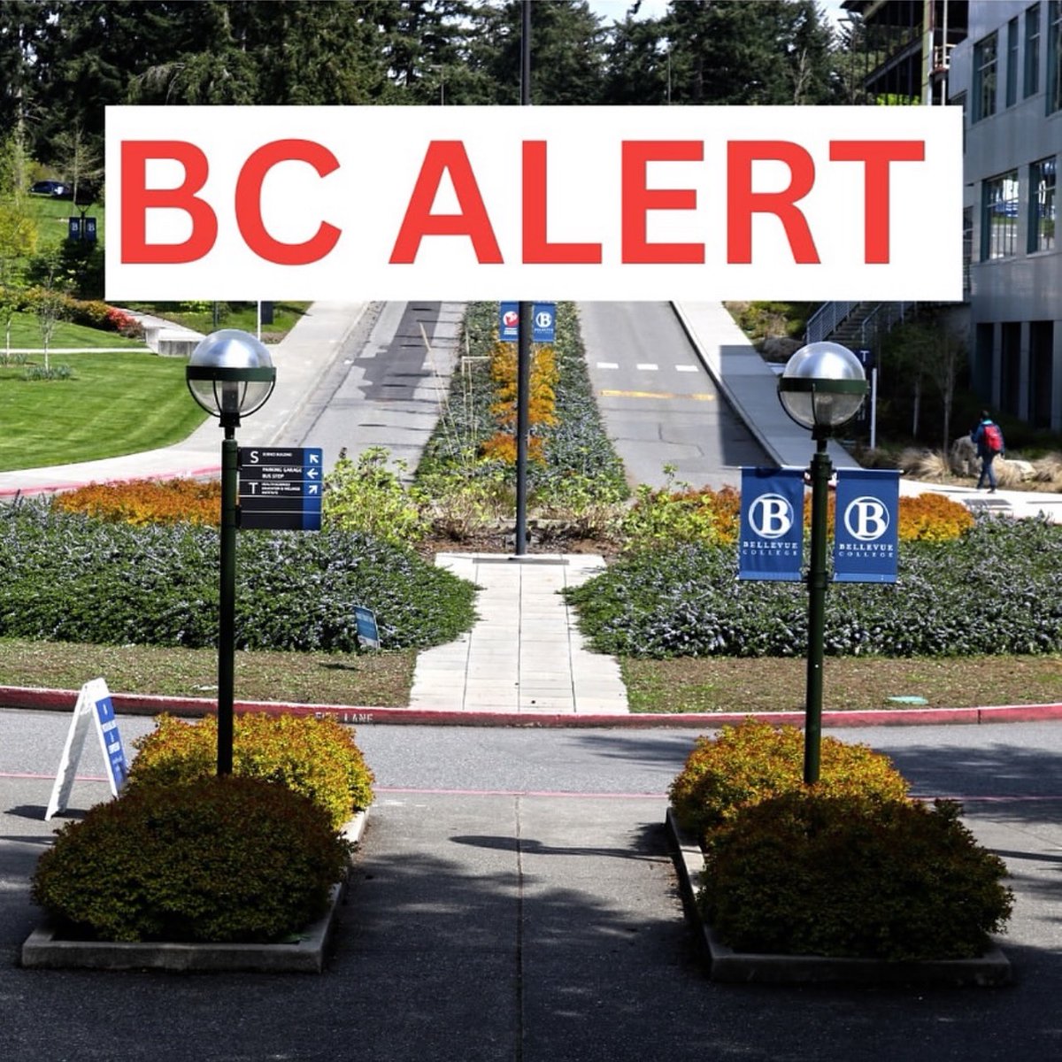 BellevueCollege's tweet photo. BC ALERT: URGENT: A power outage has occurred Campus Wide.  The campus is closed until the power is reconnected.  More information to come. https://t.co/ixGdezCuUM