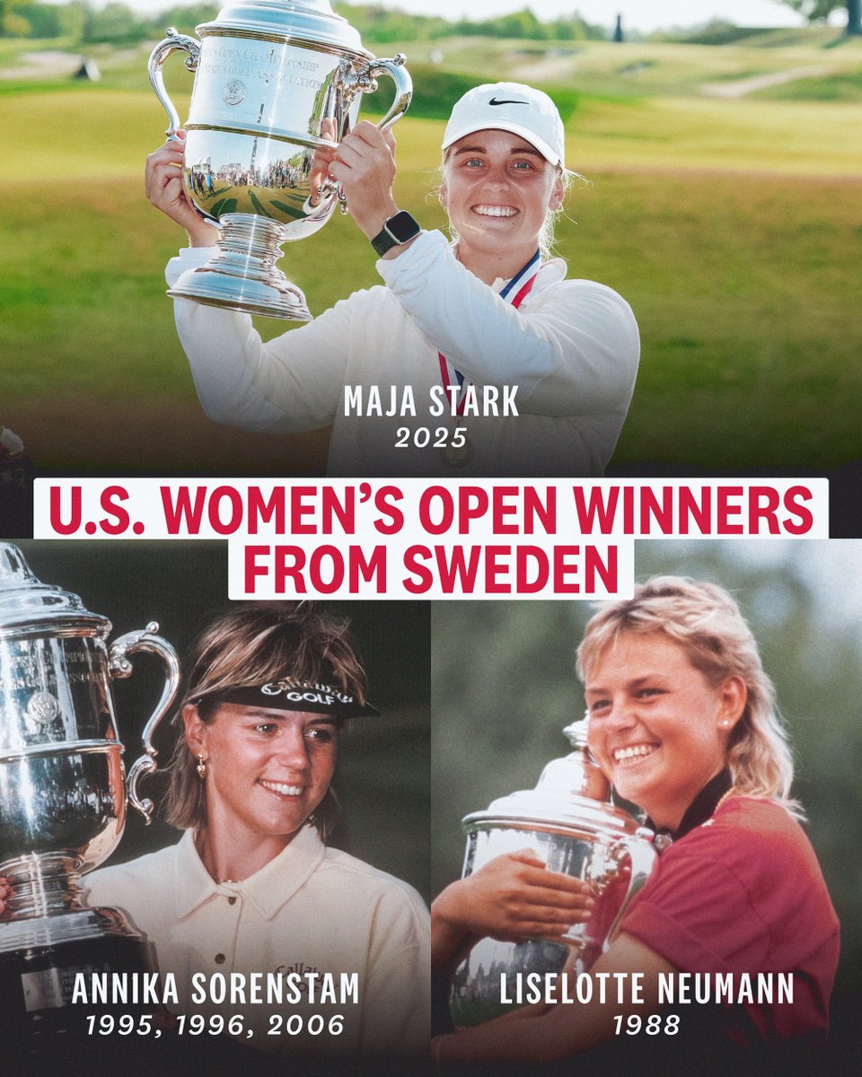 Maja Stark is the third Swede to hoist our trophy! 🏆 🇸🇪