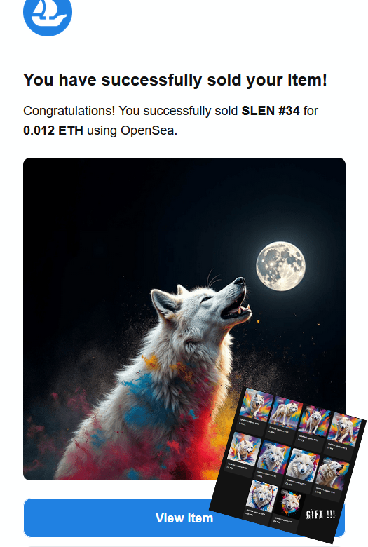 BarkCanvasNFT's tweet photo. π₯³SOLDβΌοΈπ₯
WoWWW !!! Great news #SplatterLegions fam !!!
#SLEN are back and already making wavesβΌοΈ
Thank u sooo much @Ellen32007047 ππfor choosing a special themed #NFT from our #MoonlightHowls series: The White Wolf #FullMoon π₯π
I am so happy and grateful !!! Welcome to the SL family !!!
I have already send you as gift a full set of the standard NFTs from the #WhiteWolf of the original SL series !!!