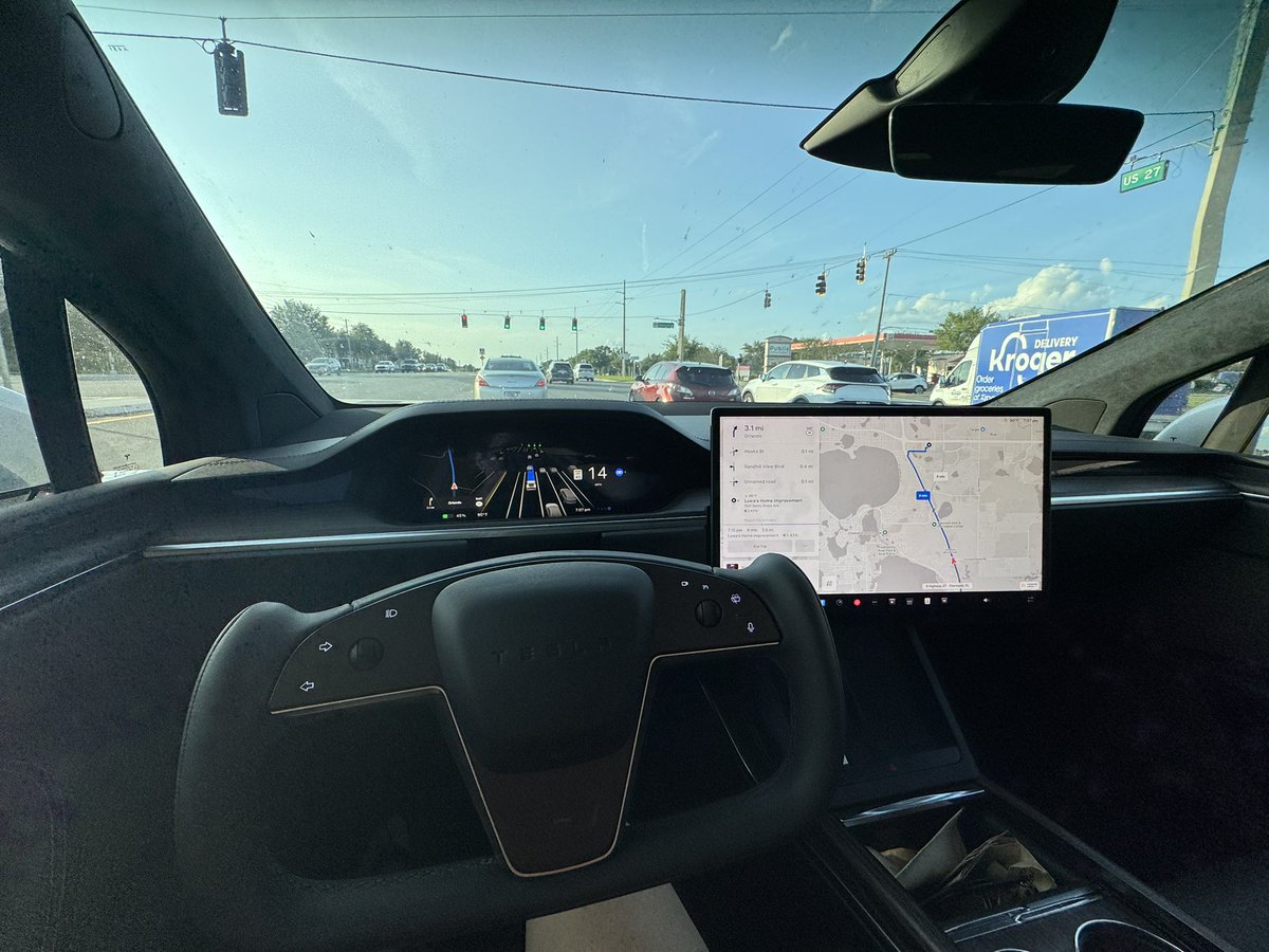 I mean… if the cybertruck is going to be in service for a few days, we may as well enjoy the loaner car.   I miss my model x!!