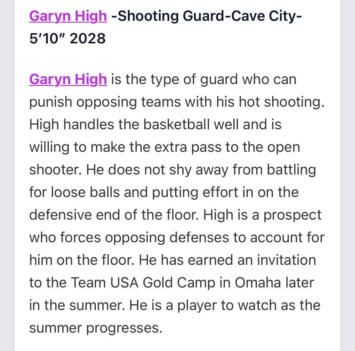 Garyn High (@garyn_high) on Twitter photo Thankful for the recognition โ๐ผ
<a href="/PrepHoops/">Prep Hoops ๐</a> <a href="/PrepHoops_AR/">Prep Hoops Arkansas</a> <a href="/tctabler/">PrepRedZoneTom Tabler</a> Thankful for the recognition โ๐ผ
<a href="/PrepHoops/">Prep Hoops ๐</a> <a href="/PrepHoops_AR/">Prep Hoops Arkansas</a> <a href="/tctabler/">PrepRedZoneTom Tabler</a>