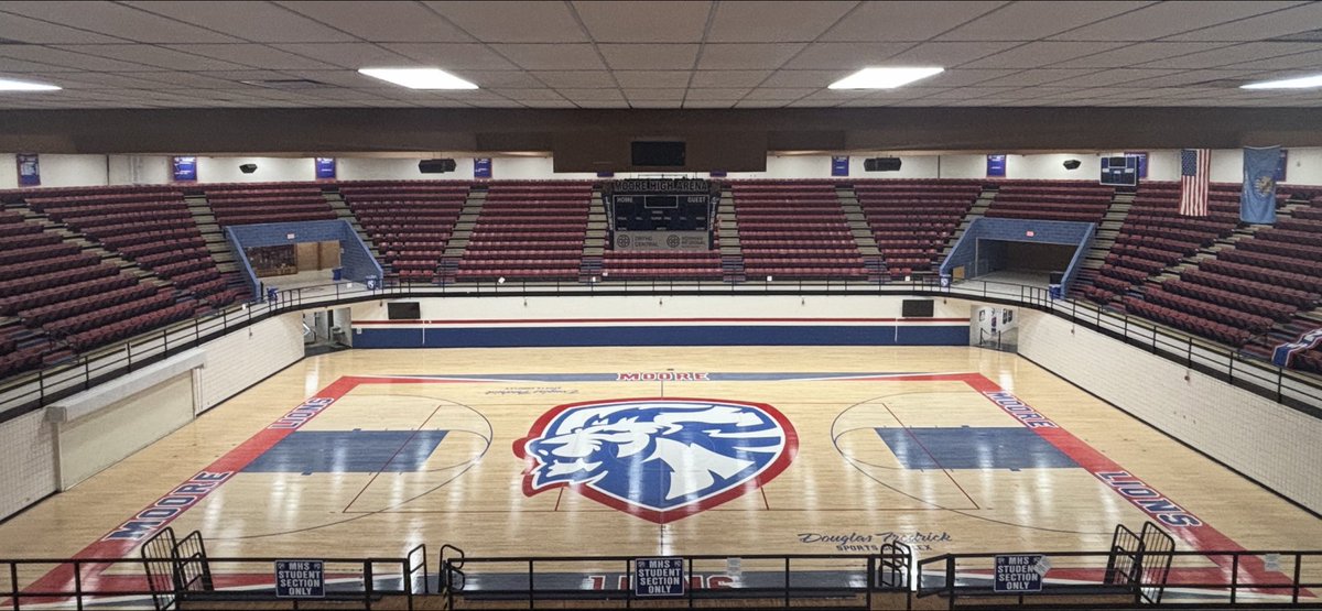 MOORE LIONS 📣check this out… fresh paint, new look, and ready for some hoops! 🔥