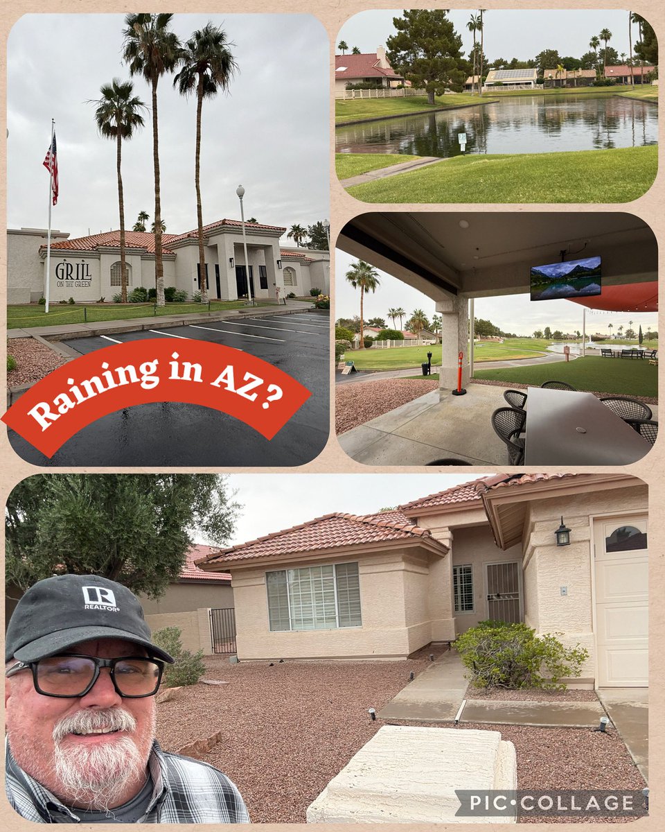When it’s raining in AZ… 🌧️

And you’re showing houses… 🏠

We get the patio to ourselves! 🍻

#RodTheRealtorAZ #BuySellAZ
#ArizonaLiving #VeteranRealtor #RetireInArizona #ArizonaRealEstate #AZRealtor #ArizonaHomes #AZHomeHunt #HereToServe

dot.cards/rodbaarstad_re…