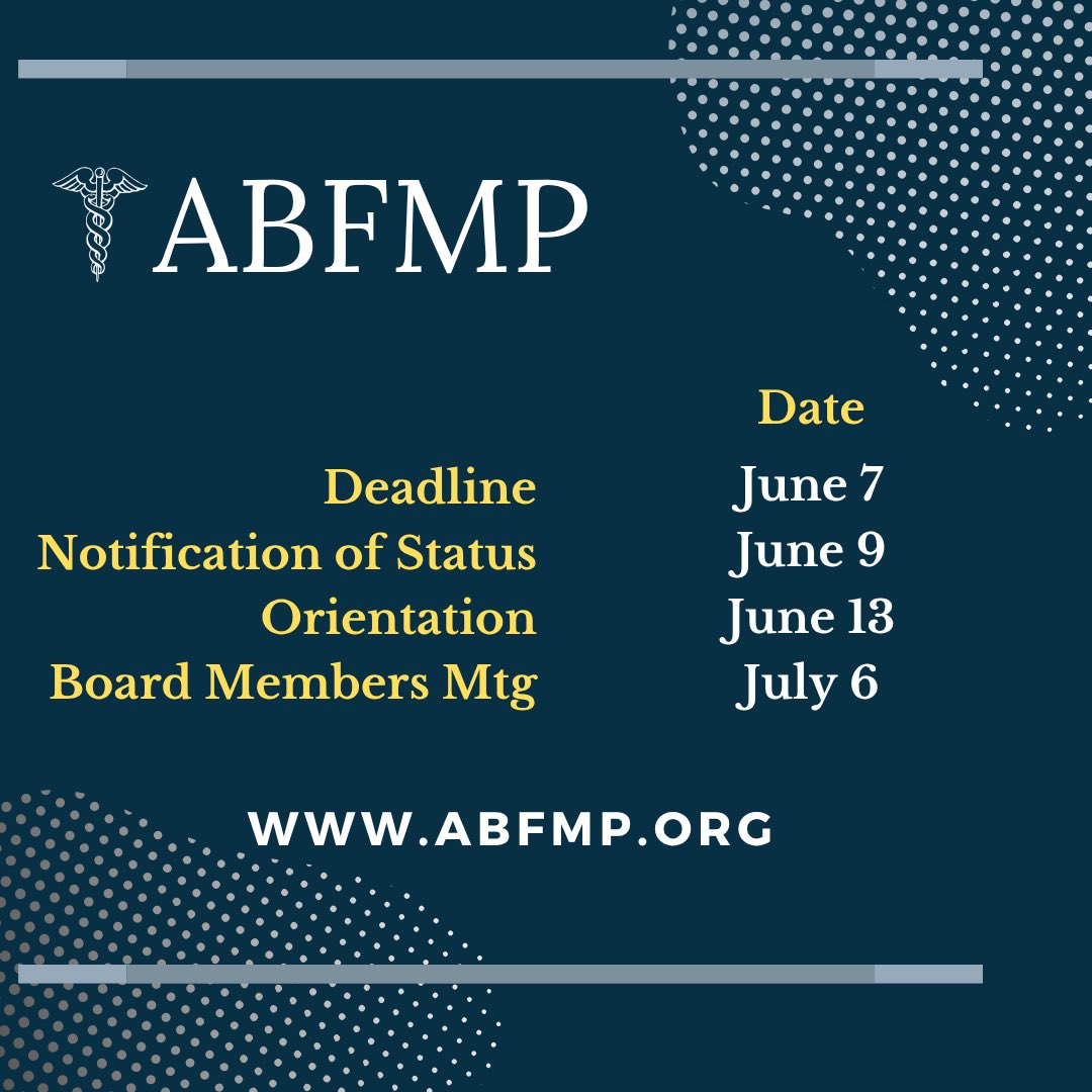 Join the ABFMP Leadership team! Apply by Saturday June 7th on our website. We look forward to reading your applications! #FMRevolution #FamilyMedicine #SupportBlackFMDocs