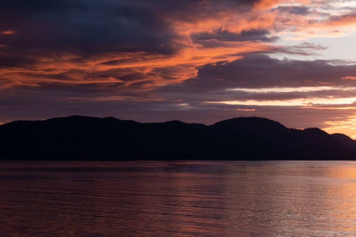MyVirtualVaca's tweet photo. @LiveaMemory @leisurelambie @sl2016_sl @obligatraveler I love a #SundaySunsets! Since it’s #Alaska #cruise season, I keep thinking of these stunning sunsets we saw when cruising the #InsidePassage. 😍 https://t.co/G8vhf81uZI