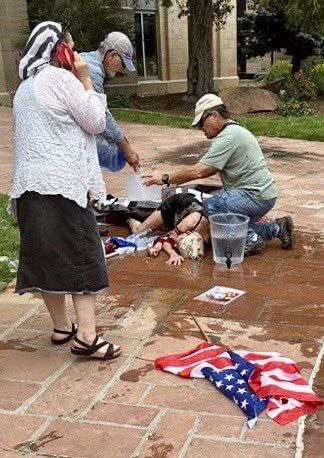 They’re no longer burning the American flags… now they’re just burning the Americans.