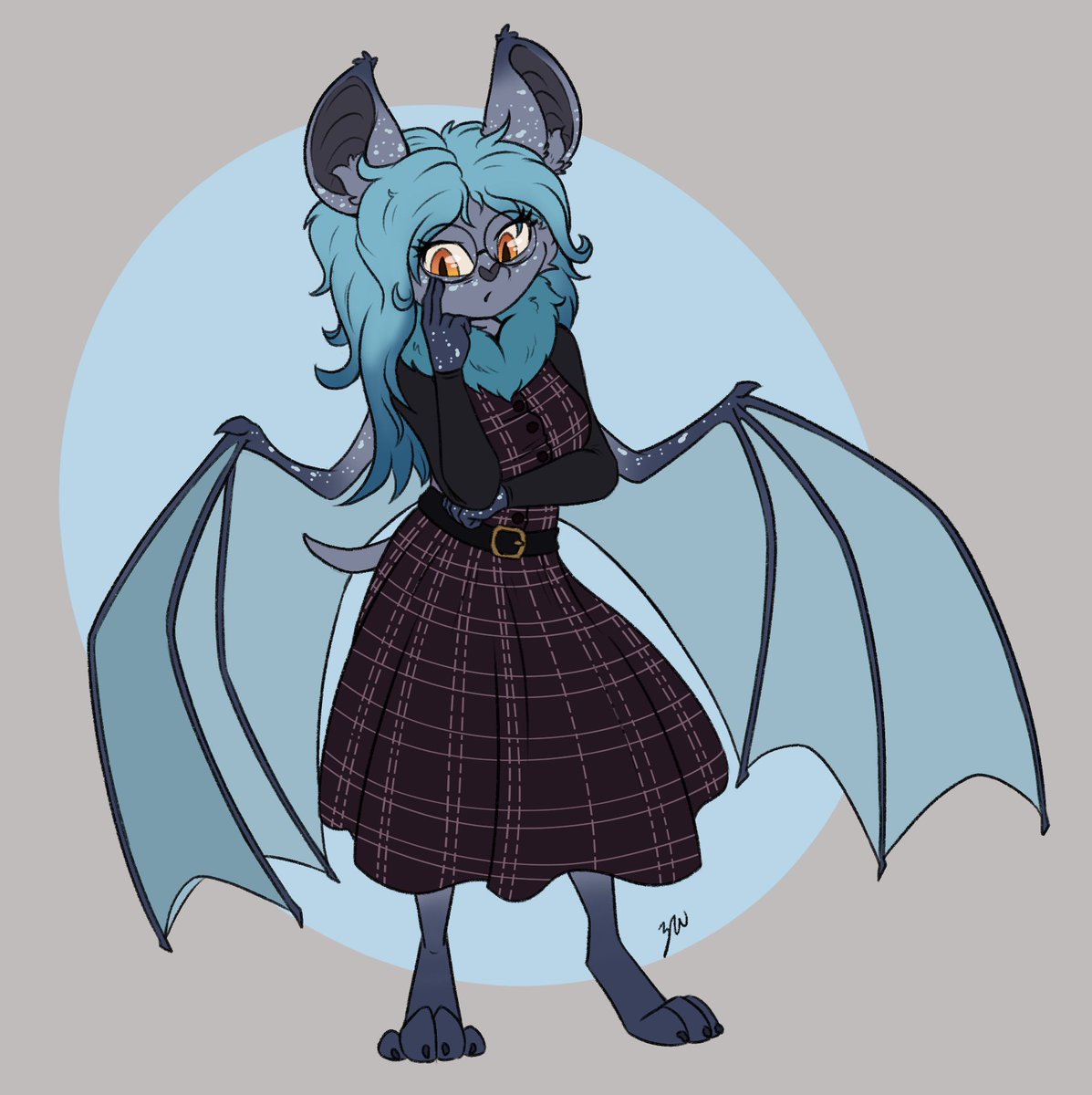 Random Azul doodle
Full view of an outfit of hers 💙

#furry #furryart #furryfandom