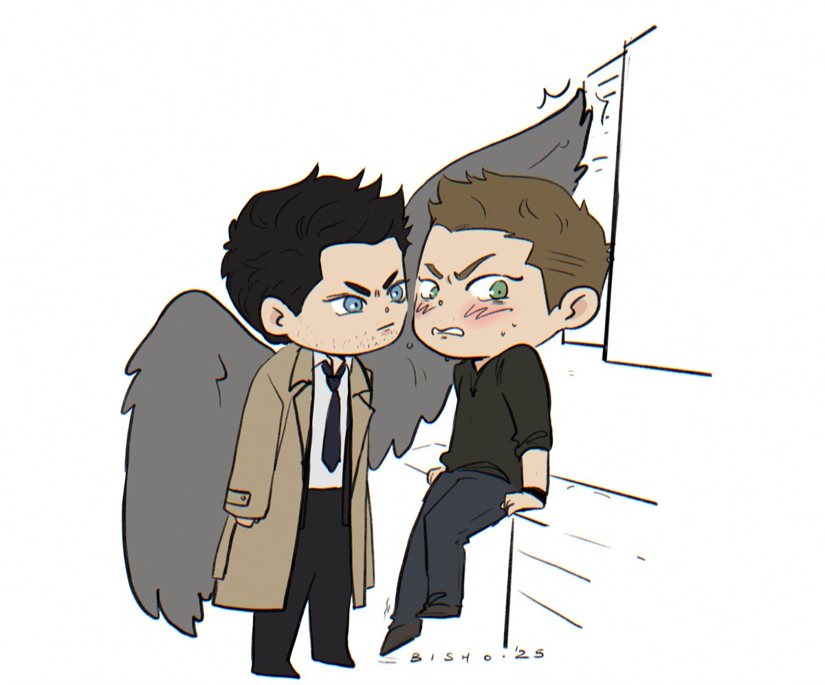 Making Supernatural fanarts because I'm rewatching it!
#supernatural #supernaturalfanart #destielfanart #castiel #deanwinchester #supernaturalseason4