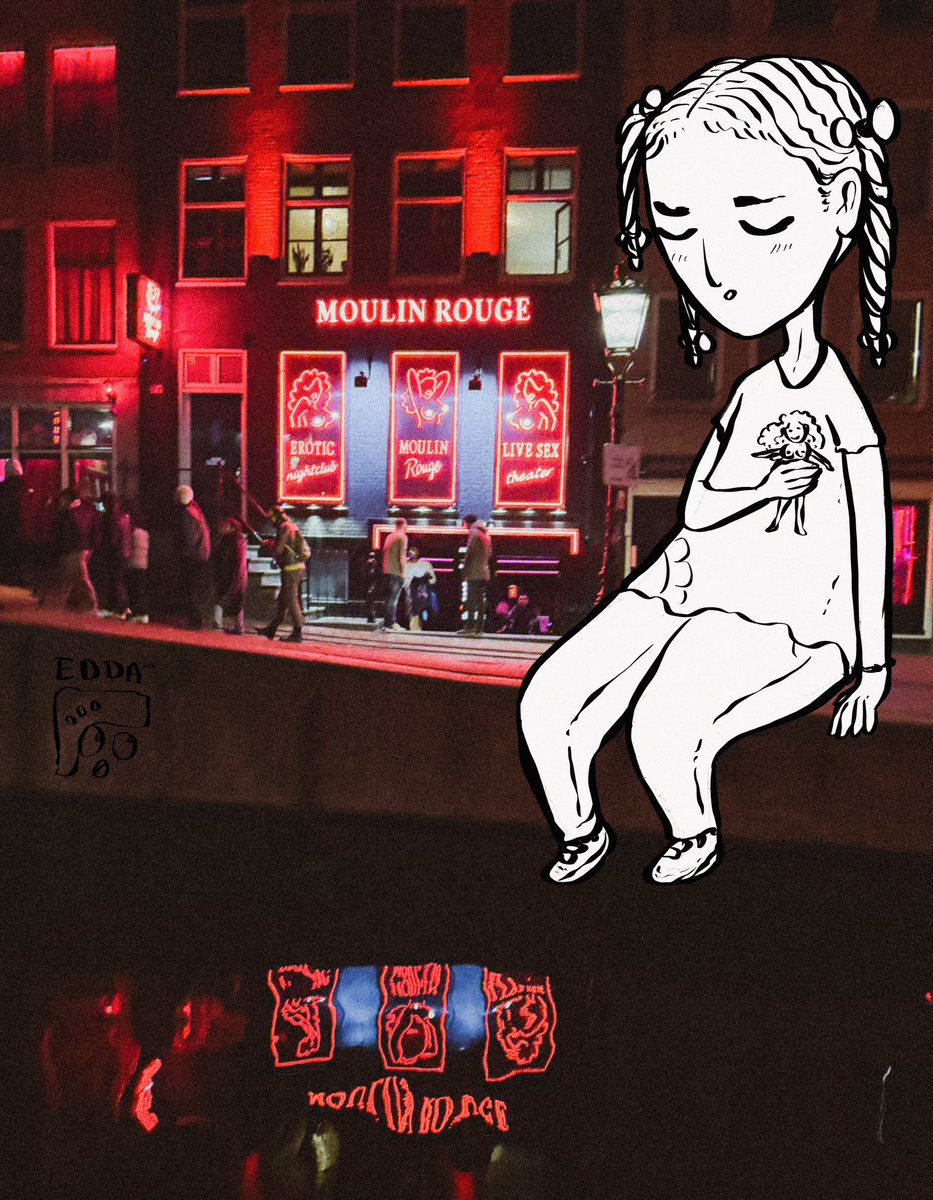 A touch of <a href="/eddaviel/">eddaviel</a> Art in Amsterdam ñ

#redlightdistrict #art #Amsterdam #drawing #voyage