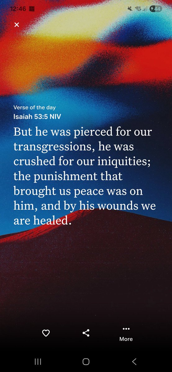 By His wounds we are healed 🙏✝️🙌