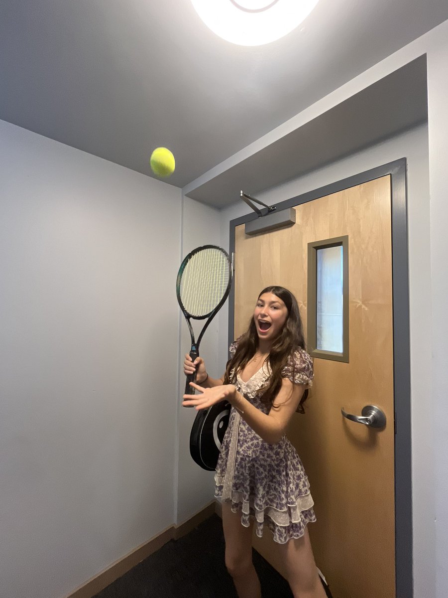 Serving looks AND updates - Ami Weintraub will keep us updated with insta posts and tiktoks galore!  Ami is keeping the chapter in the loop and in the zone as our next Safranit. 📸 🎾🏓