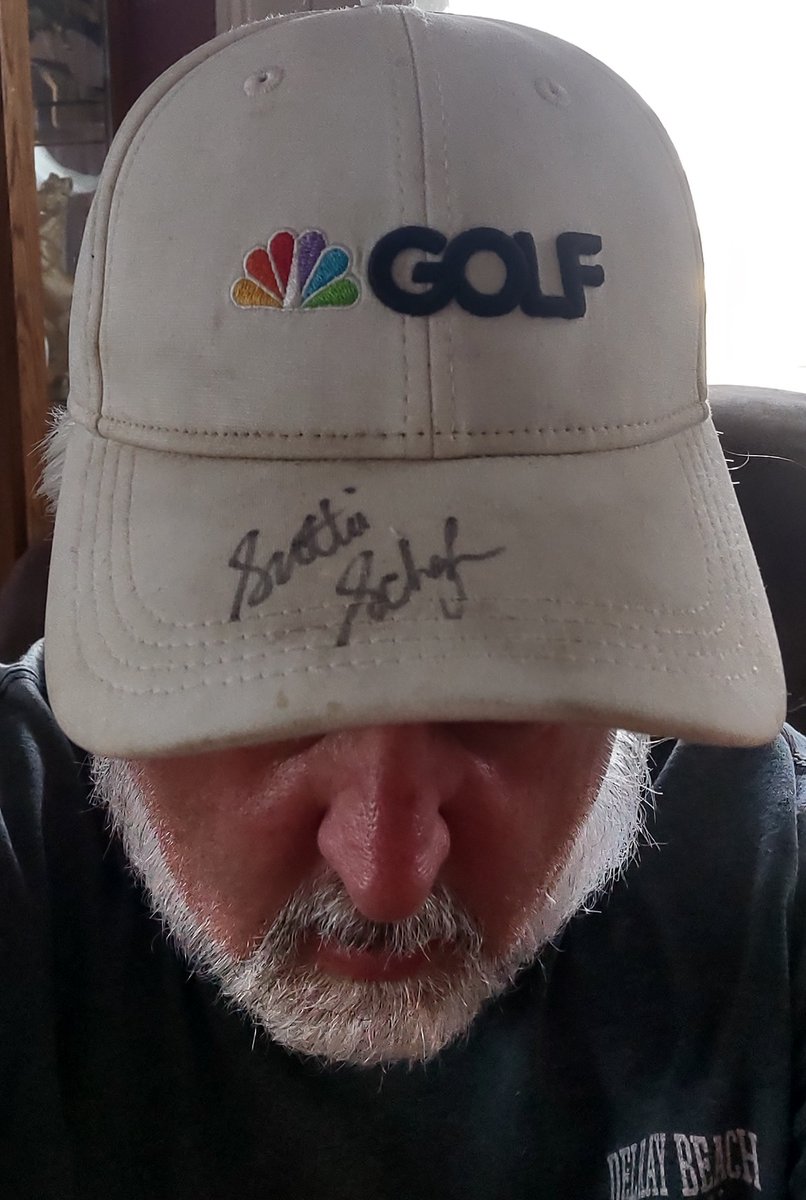 Still one of my prized possessions... From back in his Korn Ferry days. A little worse for the wear! Go Scottie