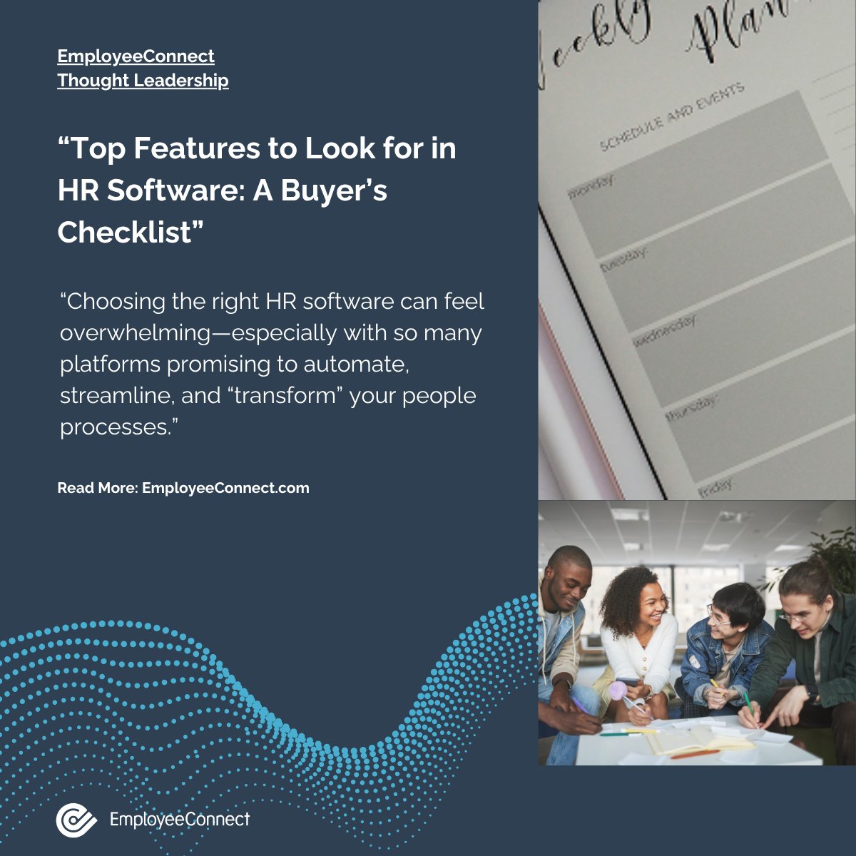 EmployeeConnect's tweet photo. Choosing the right HR software? 

There’s a difference between good software and the right solution for your organisation.

🔗 Check out the full blog for a deeper dive into each feature and what to look for during your selection process:
 👉 https://t.co/YSqBGwjcor https://t.co/a7UabE0ygf