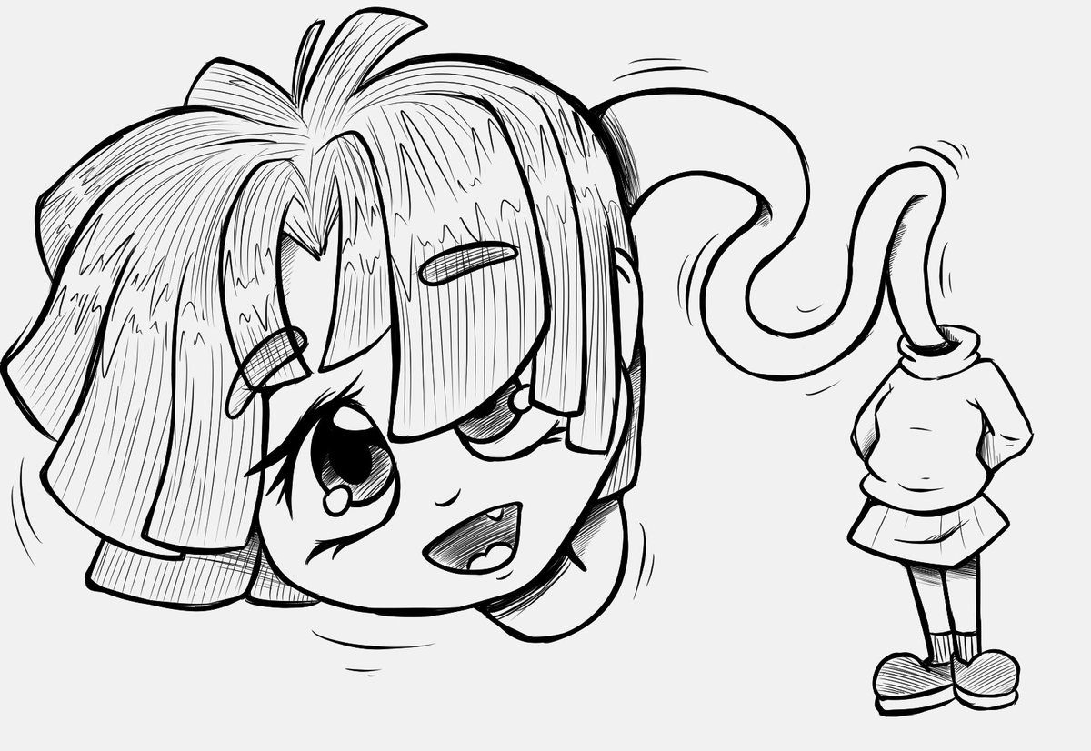 Quick bedtime doodle.