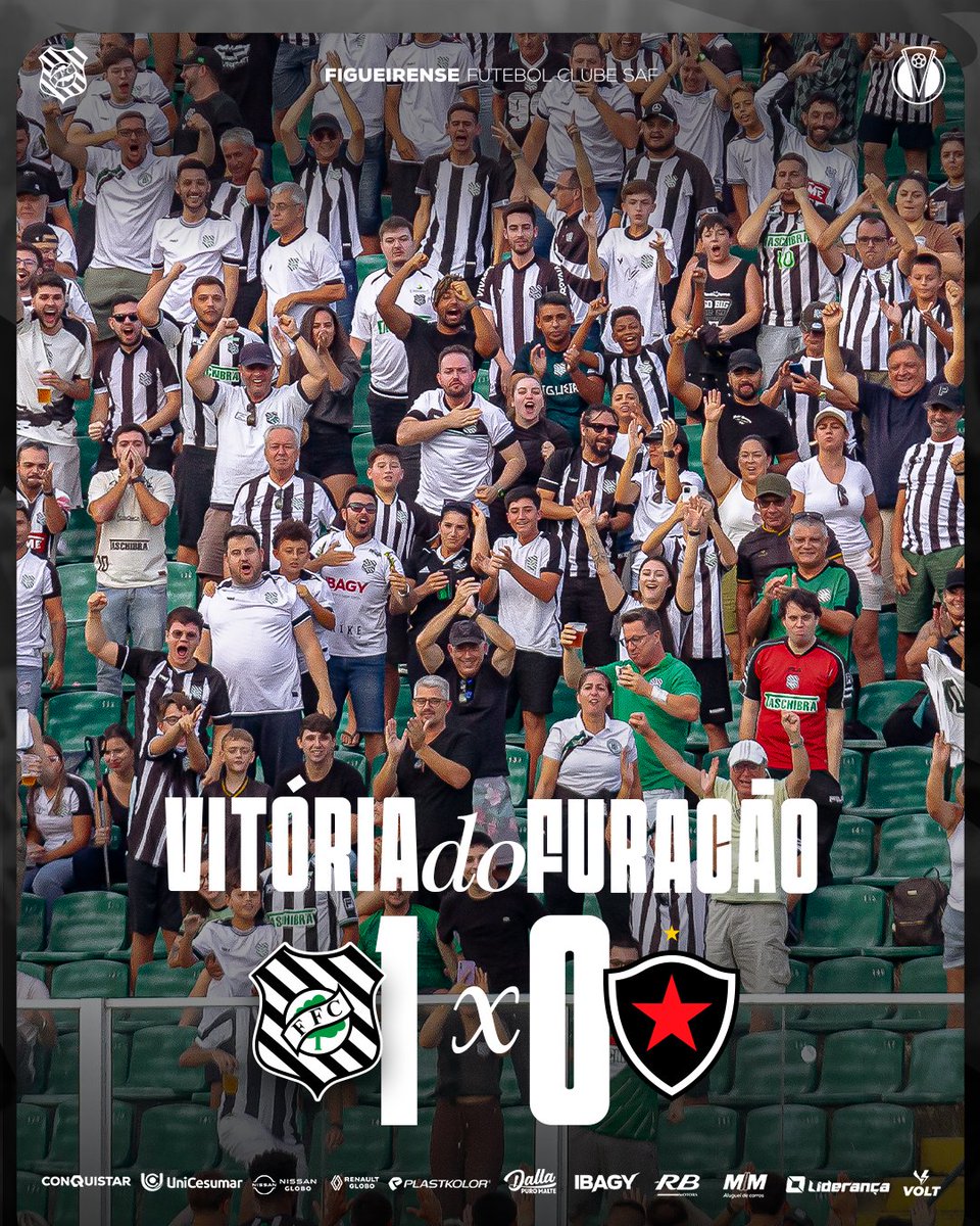 VITÓRIAAAAAAAAAAAAAAAAAAAAAAAAAAAAAAAAAAAAAAAAA DO FIGUEIRAAAAAAAAAAAAAAAAAAAAAAAAAAAA!
⠀
Com gol de Ligger, vencemos o Botafogo-PB por 1 a 0, no Scarpelli.
⠀
Nosso próximo compromisso será contra o Londrina, dia 15/06, às 16h, fora de casa.
⠀
VAMOS JUNTOS, NAÇÃO ALVINEGRA! 🌪️