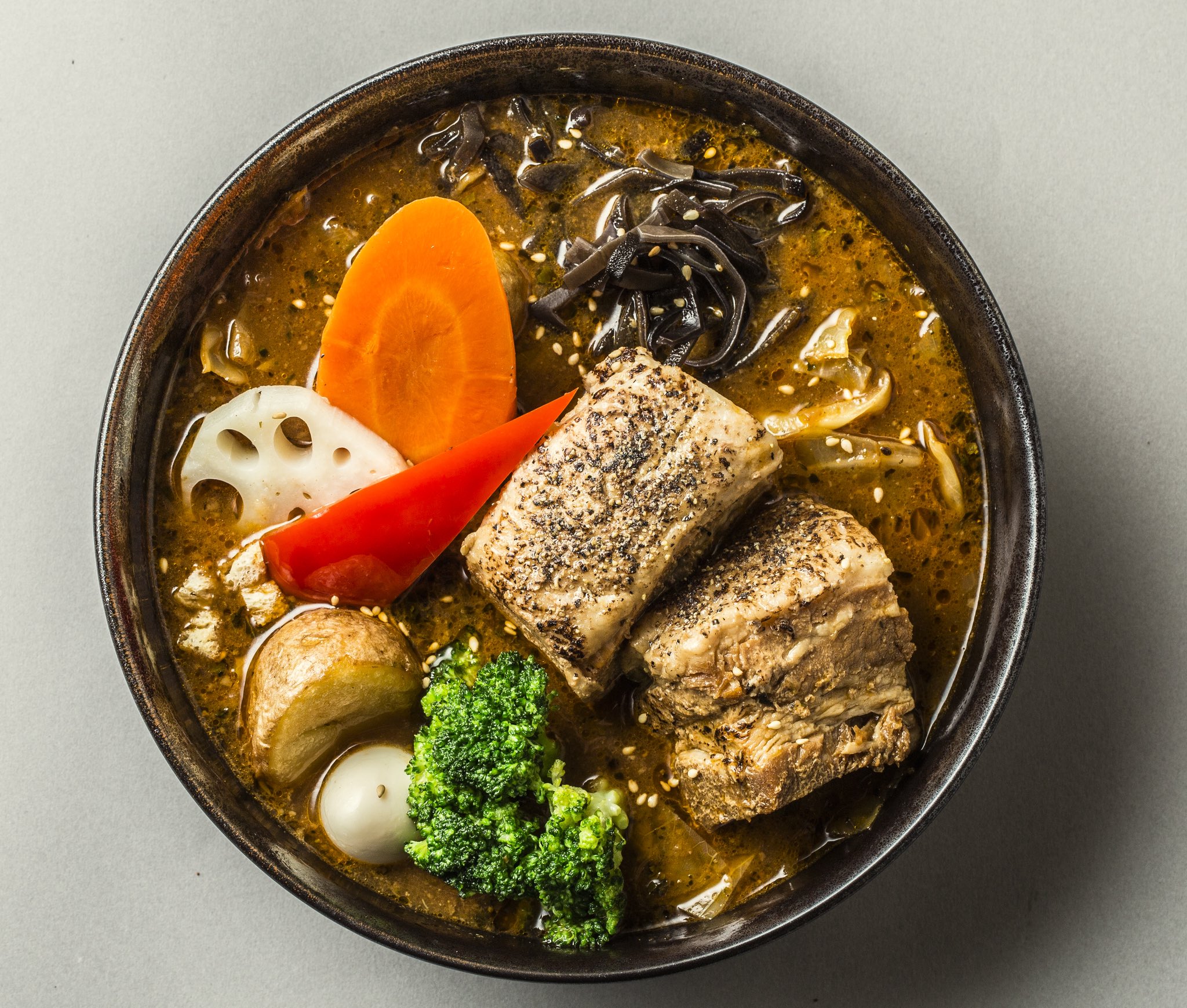 菊水 札幌スープカレー ガラク カレーうどん 和風だし カレー