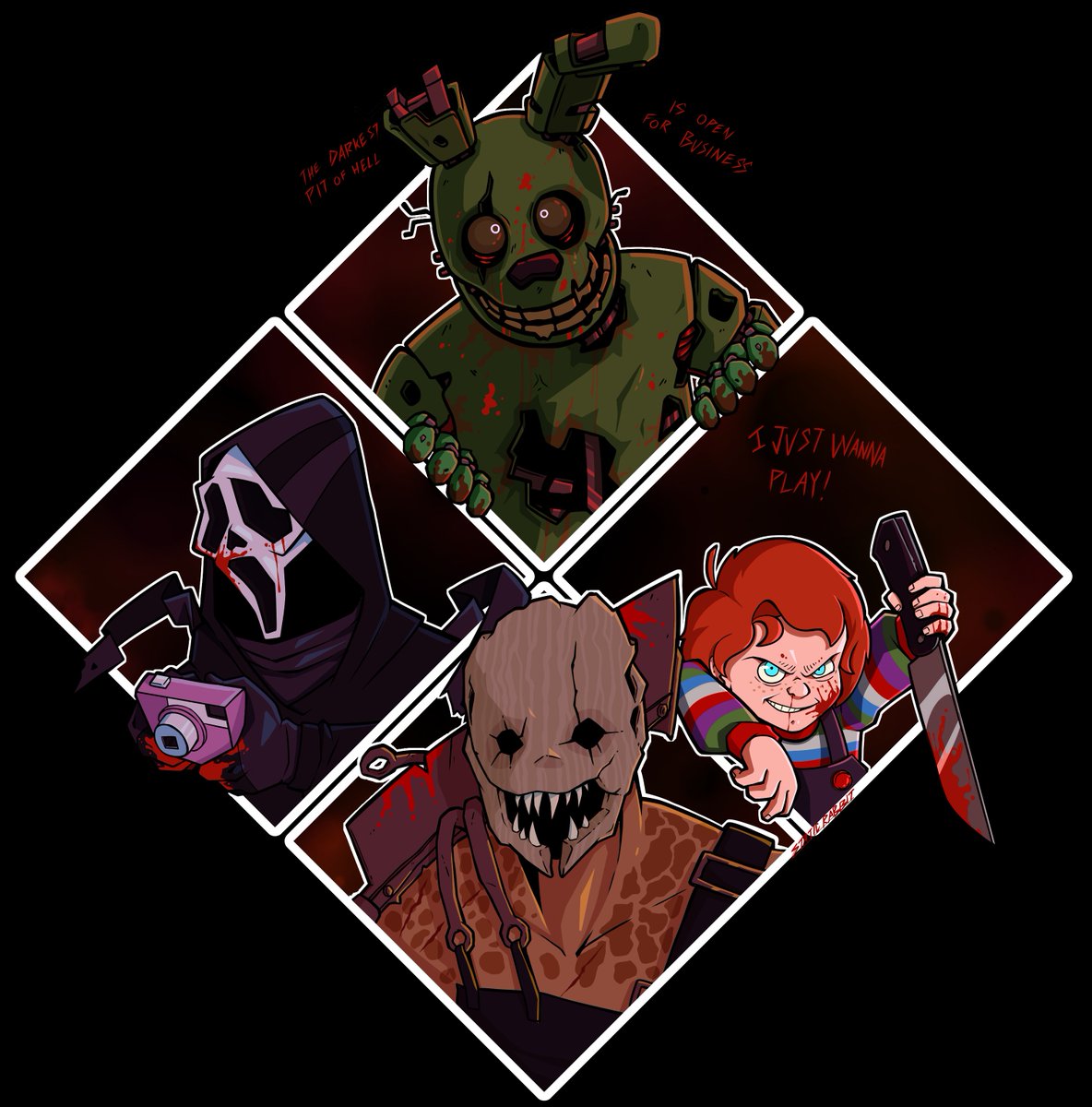 my #DeadbyDaylgiht killer mains! #fna