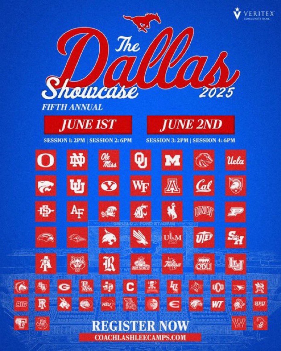 Josiah “Jo” Turner (@josiah_turner5) on Twitter photo I will be attending <a href="/SMUFB/">SMU Football</a> camp tomorrow at 2pm
<a href="/CoachShavers/">Marcus Shavers</a> <a href="/KoachMak/">Coach McDonald M.S Ed.</a> <a href="/CoachSowe/">Coach Sowe</a> I will be attending <a href="/SMUFB/">SMU Football</a> camp tomorrow at 2pm
<a href="/CoachShavers/">Marcus Shavers</a> <a href="/KoachMak/">Coach McDonald M.S Ed.</a> <a href="/CoachSowe/">Coach Sowe</a>