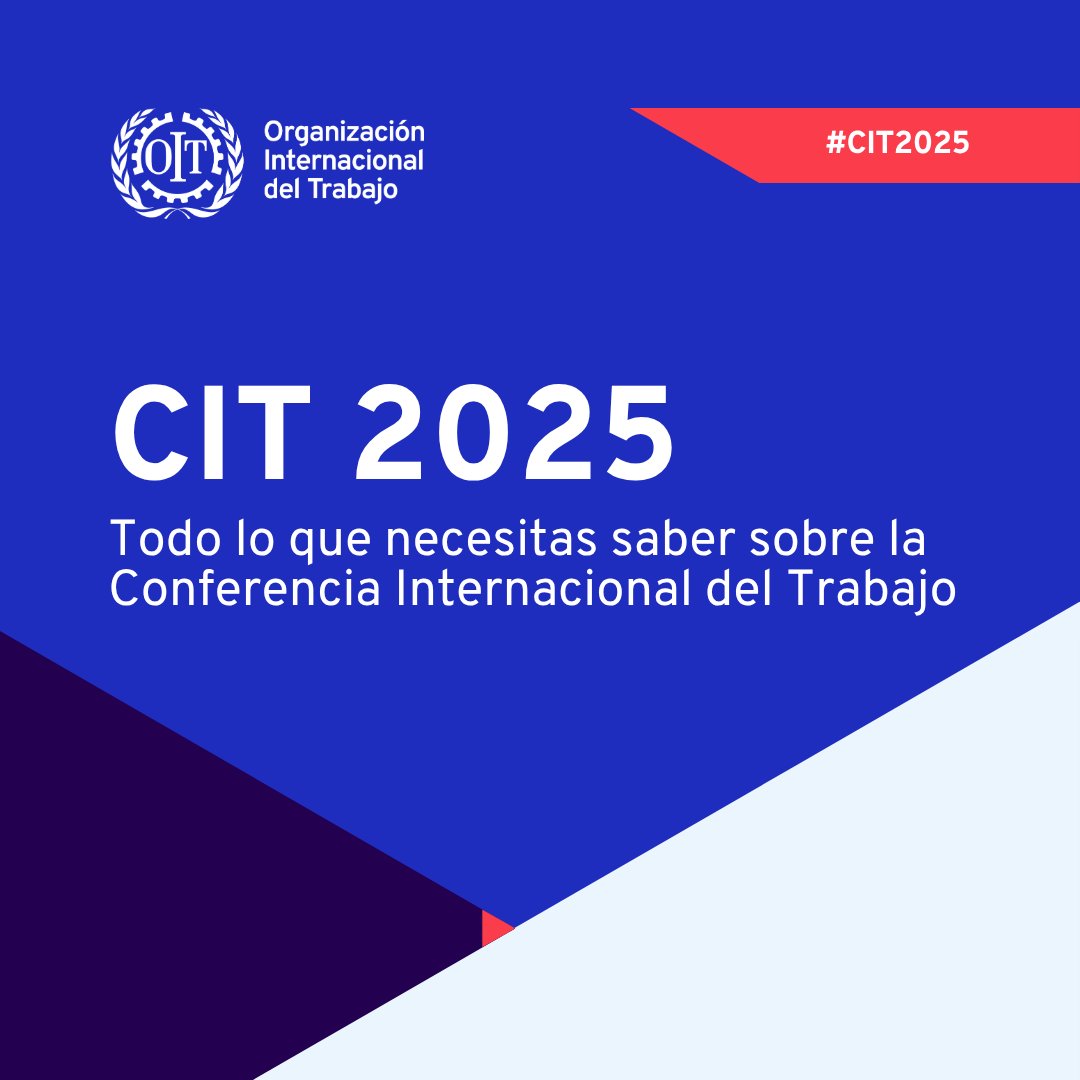 Lo que tienes que saber sobre la Conferencia Internacional del Trabajo 🎁🔍📑
¿Qué es la #CIT2025?
¿Por qué es relevante esta conferencia para mí?
Sigue el hilo 🧶👇