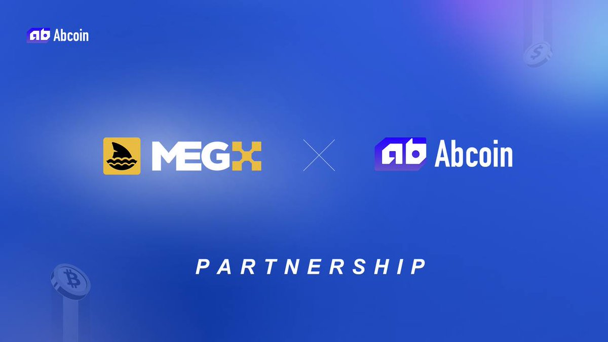 Abcoinexchange's tweet photo. 🚨 New Partnership 🚨
We’re excited to team up with @megxio , an AI-powered trading platform that simplifies #DeFi with lightning-fast execution and smart automation.
Together, we're making DeFi smarter, faster, and easier for everyone.
#Abcoin #MEGX #DeFi #AI #Crypto https://t.co/9mifBWmplj