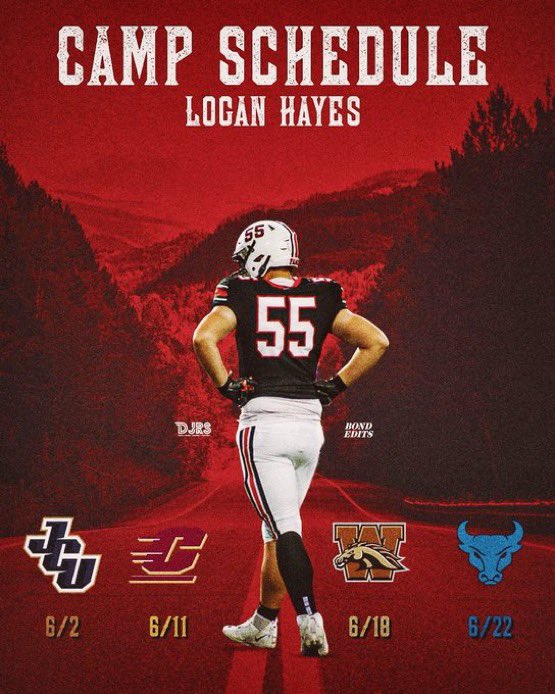 Logan Hayes (@loganhayes29962) on Twitter photo Here is my camp schedule for my senior season. Look forward to dominating!! <a href="/DJRSwework/">Darren Junior Recruiting Source LLC.</a> <a href="/McK_FBall/">McKinley Football</a> <a href="/kahari_hicks/">Kahari Hicks</a> <a href="/CoachHaydenMace/">Hayden Mace</a> <a href="/pawlakjoe/">Joe Pawlak</a> <a href="/Stansfield_Matt/">Matt Stansfield</a> Here is my camp schedule for my senior season. Look forward to dominating!! <a href="/DJRSwework/">Darren Junior Recruiting Source LLC.</a> <a href="/McK_FBall/">McKinley Football</a> <a href="/kahari_hicks/">Kahari Hicks</a> <a href="/CoachHaydenMace/">Hayden Mace</a> <a href="/pawlakjoe/">Joe Pawlak</a> <a href="/Stansfield_Matt/">Matt Stansfield</a>