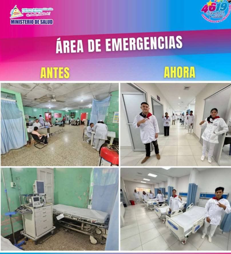 Galería Fotográfica: Antes y Ahora del Hospital “Jacinto Hernández” de Nueva Guinea #4619SiempreMásAllá     #ManaguaSandinista