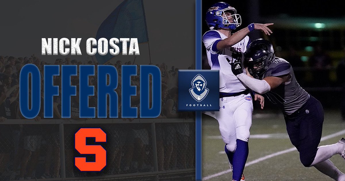St. Augustine Prep Football (@hermitsfootball) on Twitter photo Congratulations to Class of 2026 DL Nick Costa (<a href="/NickCosta2026/">Nick Costa</a>) for receiving his thirteenth Division 1 offer from <a href="/CuseFootball/">Syracuse Football</a>! #CheckEveryBox ✅ #PunchYourOwnTicket 🎟️
#HermitPride 🔝 Congratulations to Class of 2026 DL Nick Costa (<a href="/NickCosta2026/">Nick Costa</a>) for receiving his thirteenth Division 1 offer from <a href="/CuseFootball/">Syracuse Football</a>! #CheckEveryBox ✅ #PunchYourOwnTicket 🎟️
#HermitPride 🔝