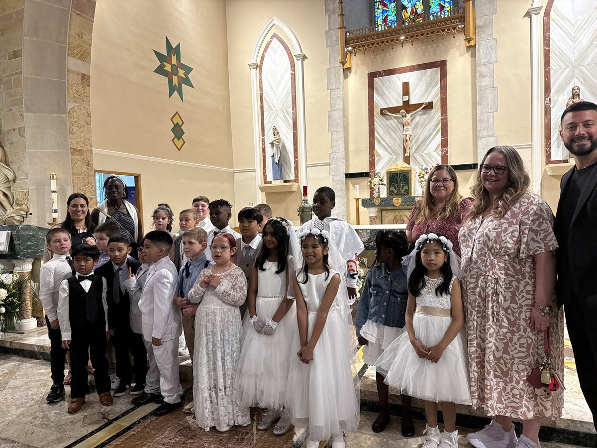 Congratulations to our students who received their First Holy Communion! We are so proud of you as you take this important step in your faith journey ✝️🙏