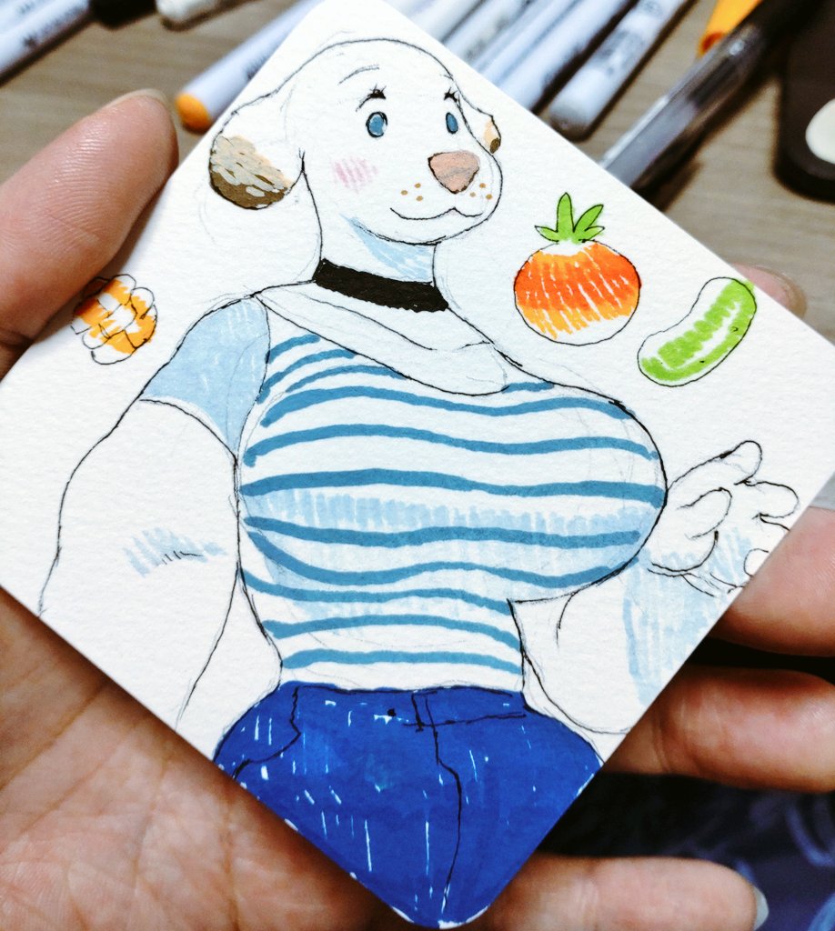 昨日のコミティアでお迎えされた色紙！いぬ姉、または、いぬ母