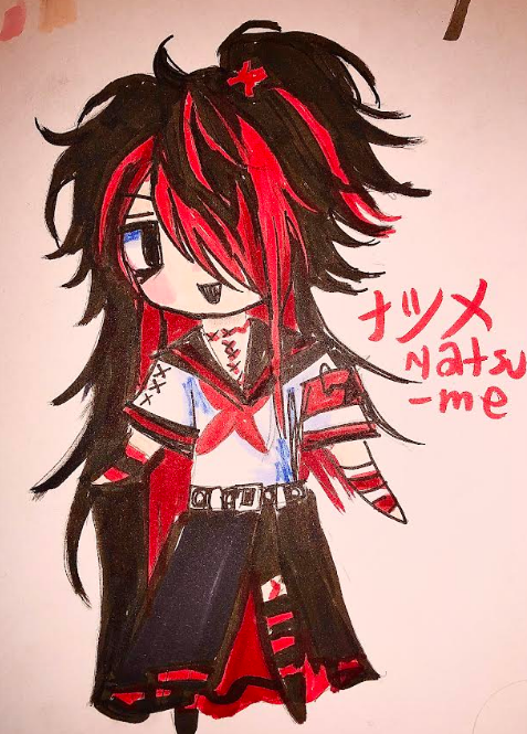 _NATsU39's tweet photo. @yumejigsaw my (poorly drawn) sona and my f/o!! https://t.co/TqP88mXctf