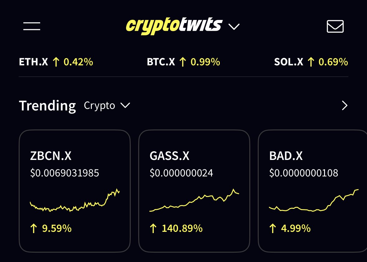 badideaai's tweet image. Now Trending #Top3 on @CryptotwitsHQ 

$Bad @badideaai