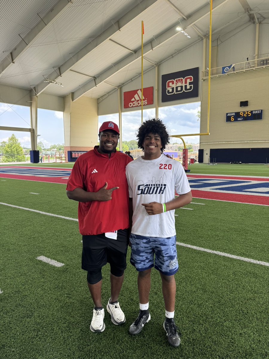 kyren_lewis's tweet image. Had a great day at the University of South Alabama football camp. Can’t wait to be back on campus! @SouthAlabamaFB @_CoachSteckel @EHS__Football @PrepRedzoneAL @HallTechSports1 @AL7AFootball @Alabama_Varsity @TopPreps @ScoutFball