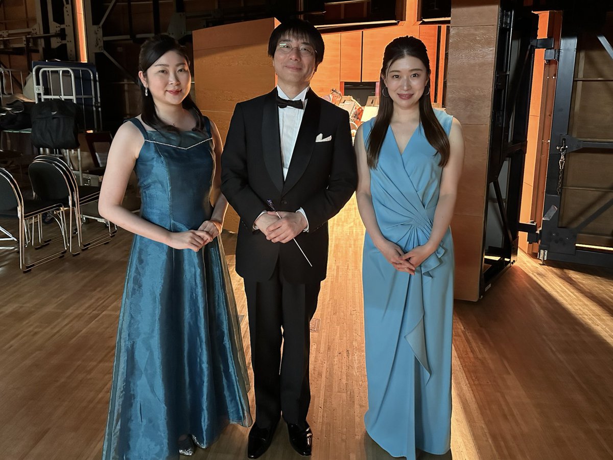 大井剛史マエストロ＆大フィルさん＆原由莉子さんと2公演、終演しました🎹✨なかなか実演機会の少ないプーランクの2台P協奏曲、お洒落で茶目っ気たっぷり、なんともいえないエスプリ漂うプーランクの世界観に改めて魅了される時間でした✨
支えていただいた皆さまに感謝✨ありがとうございました！