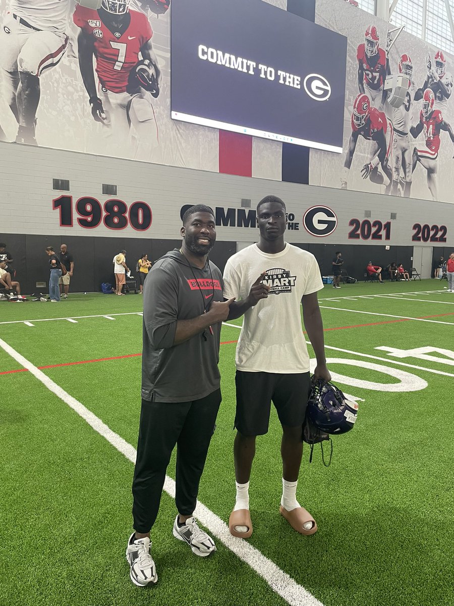 Daniel Oduola (@danielo2026) on Twitter photo Thank you <a href="/CoachDiribe96/">Chidera Uzo-Diribe</a> for having me at the UGA Elite Camp. Learned a lot!
<a href="/HamptonFBall/">Hampton Football</a> <a href="/FabianWhylly/">Coach Fabian Whylly Ed.S</a> <a href="/TheWhiteheadWay/">willie whitehead jr</a> <a href="/RecruitGeorgia/">Recruit Georgia</a> Thank you <a href="/CoachDiribe96/">Chidera Uzo-Diribe</a> for having me at the UGA Elite Camp. Learned a lot!
<a href="/HamptonFBall/">Hampton Football</a> <a href="/FabianWhylly/">Coach Fabian Whylly Ed.S</a> <a href="/TheWhiteheadWay/">willie whitehead jr</a> <a href="/RecruitGeorgia/">Recruit Georgia</a>