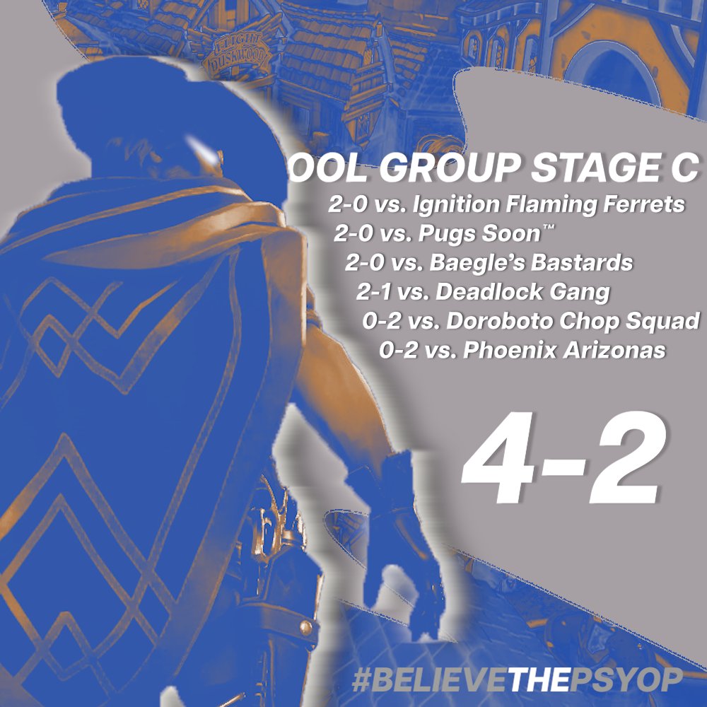 Can't win with kings, gg 🫡

As the group stage of <a href="/OOLgg_/">OOL</a>  concludes, Blizzard World Psyop unfortunately didn't make brackets. 

We did amazingly for a couple of highbobs, shinylows, and osu players.

#BELIEVETHEPSYOP | #TECHDEMONS