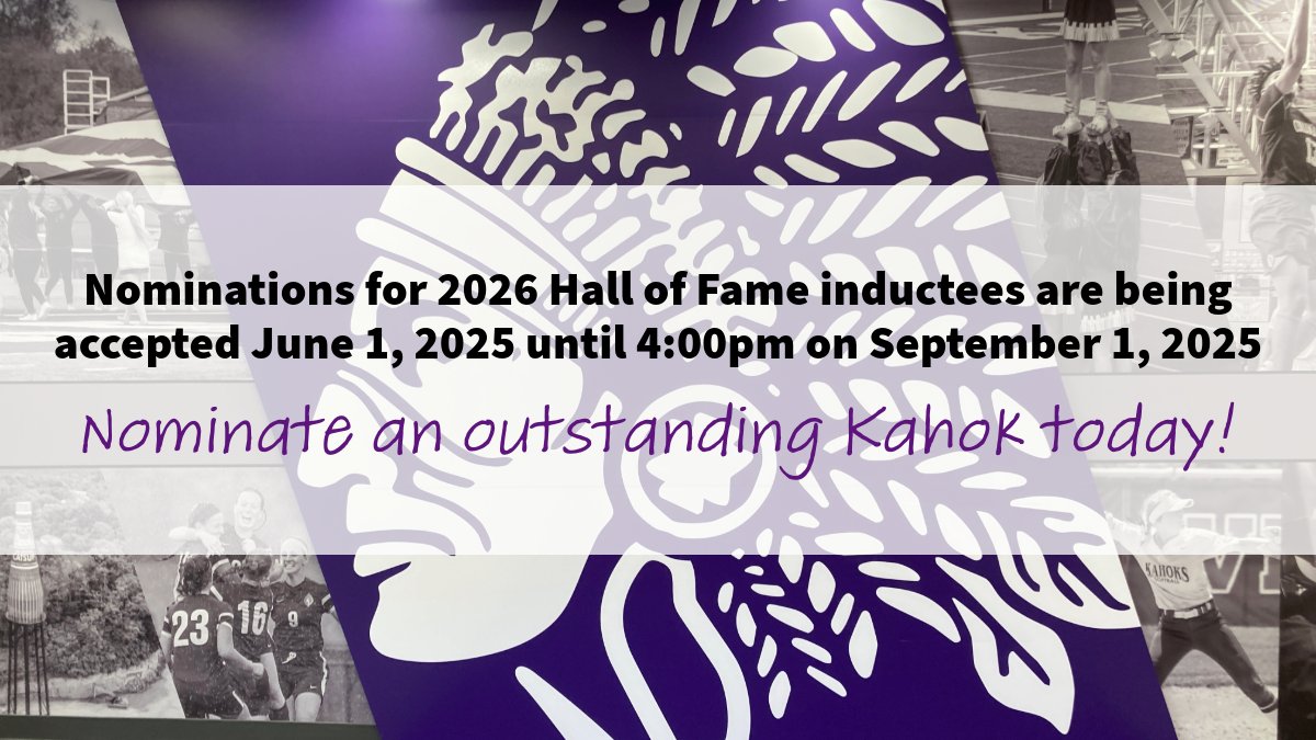 Collinsville CUSD10 (@cusd10) on Twitter photo Visit kahokhalloffame.kahoks.org to make a nomination for the 2026 <a href="/kahokhalloffame/">Collinsville Kahok Hall of Fame</a>
#proudtobeakahok #onceakahokalwaysakahok #kahokhalloffame Visit kahokhalloffame.kahoks.org to make a nomination for the 2026 <a href="/kahokhalloffame/">Collinsville Kahok Hall of Fame</a>
#proudtobeakahok #onceakahokalwaysakahok #kahokhalloffame