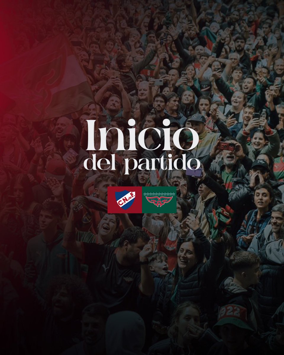 ⏸️ ¡Inicio del partido! 

#ConEntusiasmoYValía🔴🟢