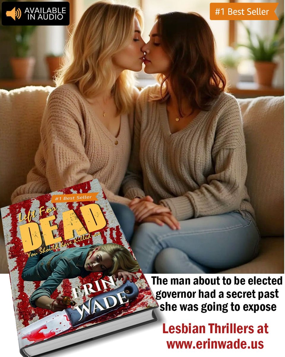 Don't miss Erin Wade's #1Bestselling romantic #Thriller "Left for Dead" #wlw #sapphic #lesfic #lesbian #lesbianreaders #lgbt #femme #butch #Mystery #suspense #LoveIsLove #wlwreaders #lesficreaders #sapphicreaders #lgbtreaders
amazon.com/dp/B0F3FTL1XJ
