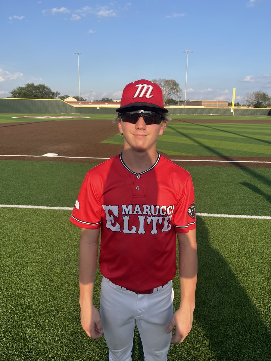FiveToolTexas's tweet photo. F: @RecruitMETx Washington 8 , Marucci Elite Texas Woodard 5
PoG: @KulcakLuke 1-3, 2B, 2 RBI / 1.0 IP, 0H, 0 ER, K, SV
Hitter: @CollinWied40053 2-3, 2 1B, R
Pitcher: @LaskowskiMeyer 3.0 IP, 2H, ER, 6K https://t.co/FTMUUzTjm2