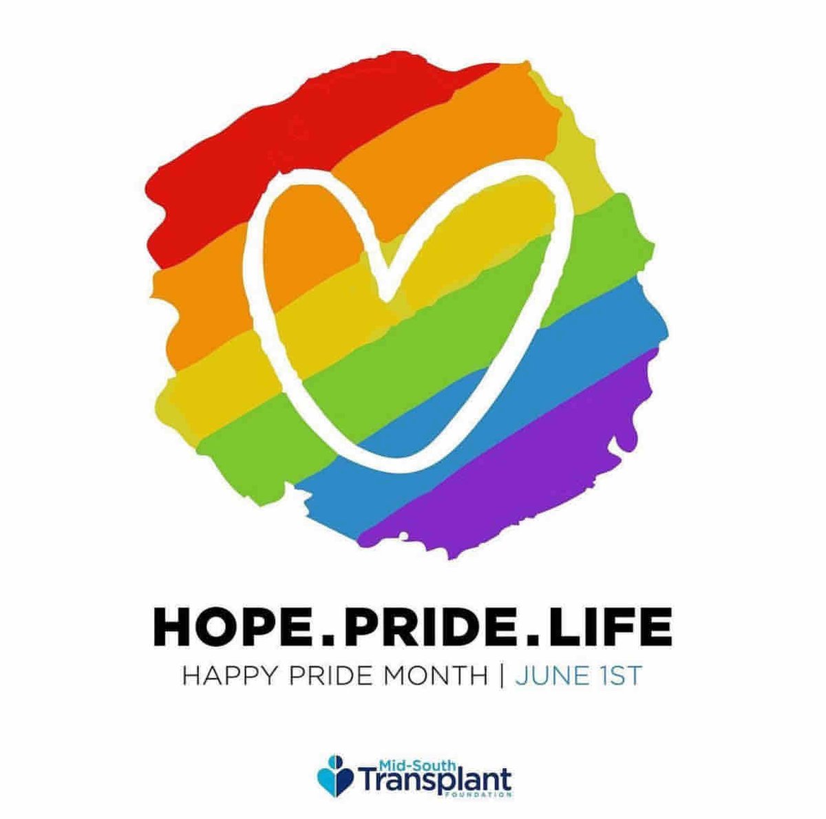 In the Donate Life community, love is love. Who you love doesn’t change your ability to save lives through organ and tissue donation. Happy PRIDE month to all of our LGBTQIA+ 🏳️‍🌈 supporters. We support you❤️

Register to be an organ and tissue donor at midsouthtransplant.org