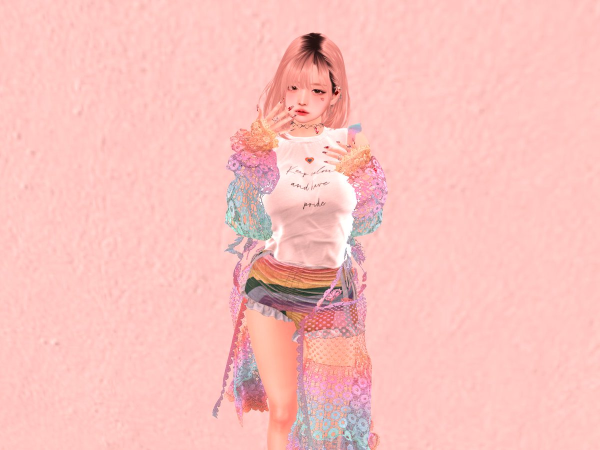 レースがきれいでした❣️

[SHIFUKU] Rainbow look - ALL FATPACK