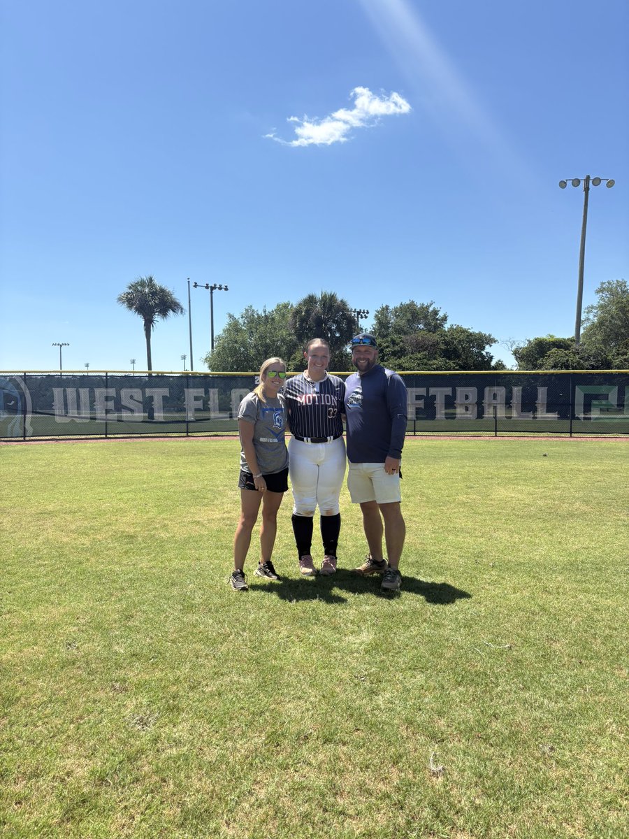 Thank you coaches <a href="/ashlieghmclean/">Ashliegh McLean</a> and <a href="/BaynesCoach/">Coach Baynes</a> for having me at the UWF prospect camp! I had so much fun and I cannot wait for the next one! <a href="/UWFSoftball/">UWF Softball</a>