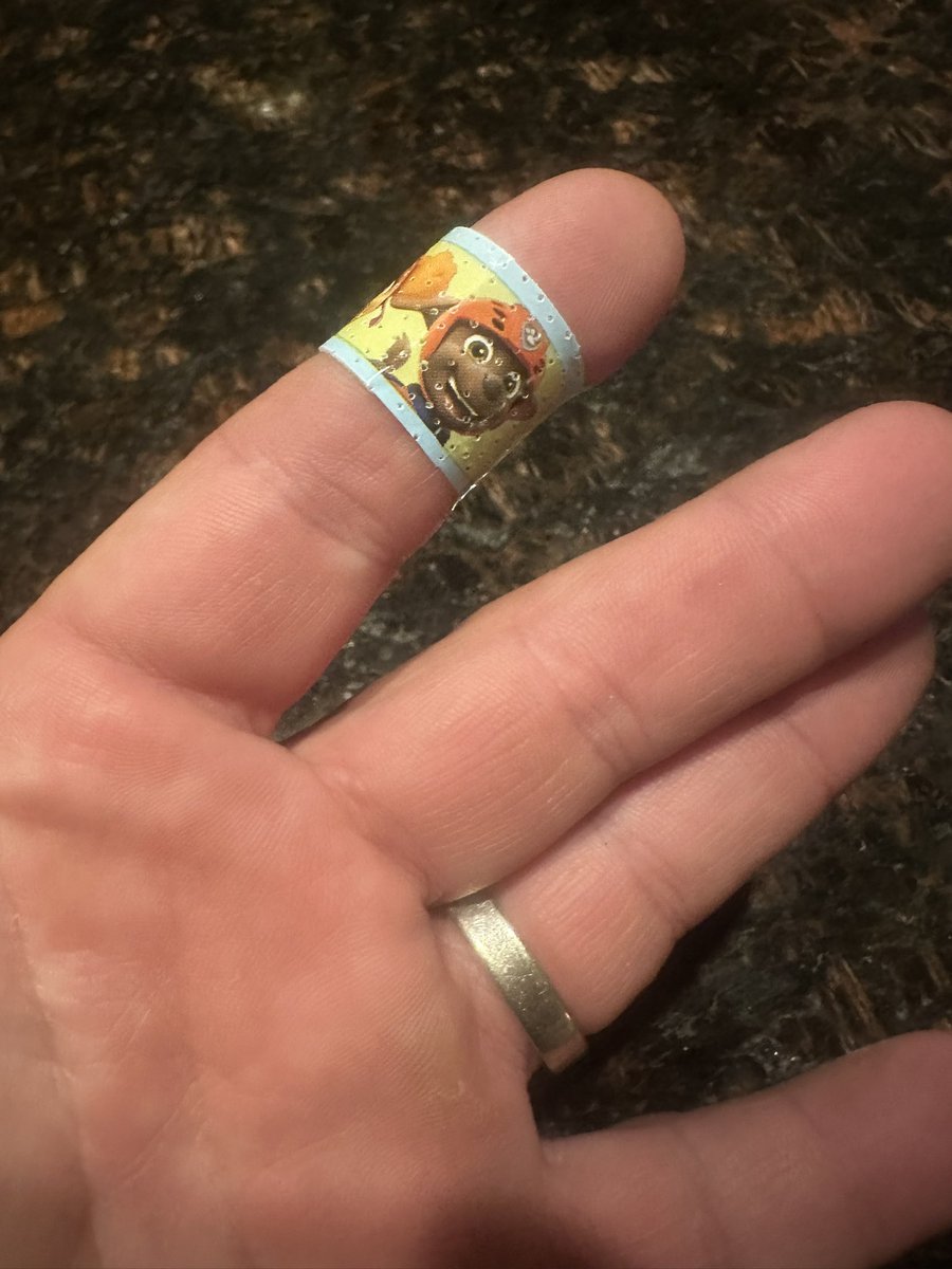 Go ahead and try to make fun of my Band-Aid. They are god damn first responders.