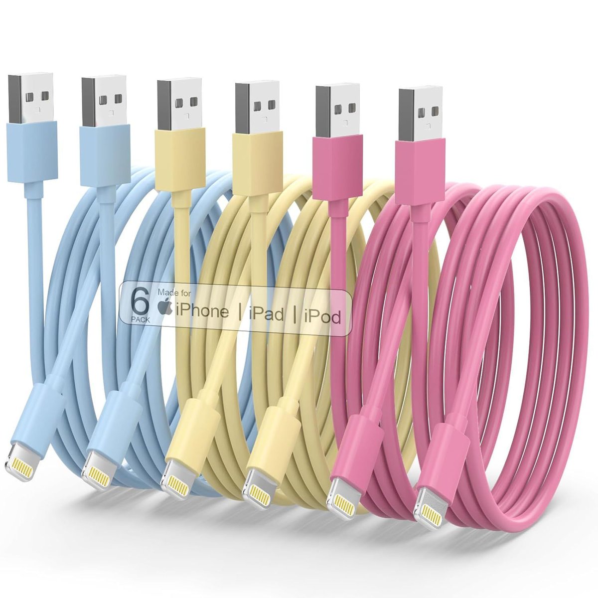 StealsRUs (@stealsrus_com) on Twitter photo ⚡STEAL⚡
6Pack Apple MFi Certified Lightning Cables f 
Code VH8UBHU4 
$3.98 + Free Shipping (Orig price $18.67)
amzn.to/3SnxV6x ⚡STEAL⚡
6Pack Apple MFi Certified Lightning Cables f 
Code VH8UBHU4 
$3.98 + Free Shipping (Orig price $18.67)
amzn.to/3SnxV6x