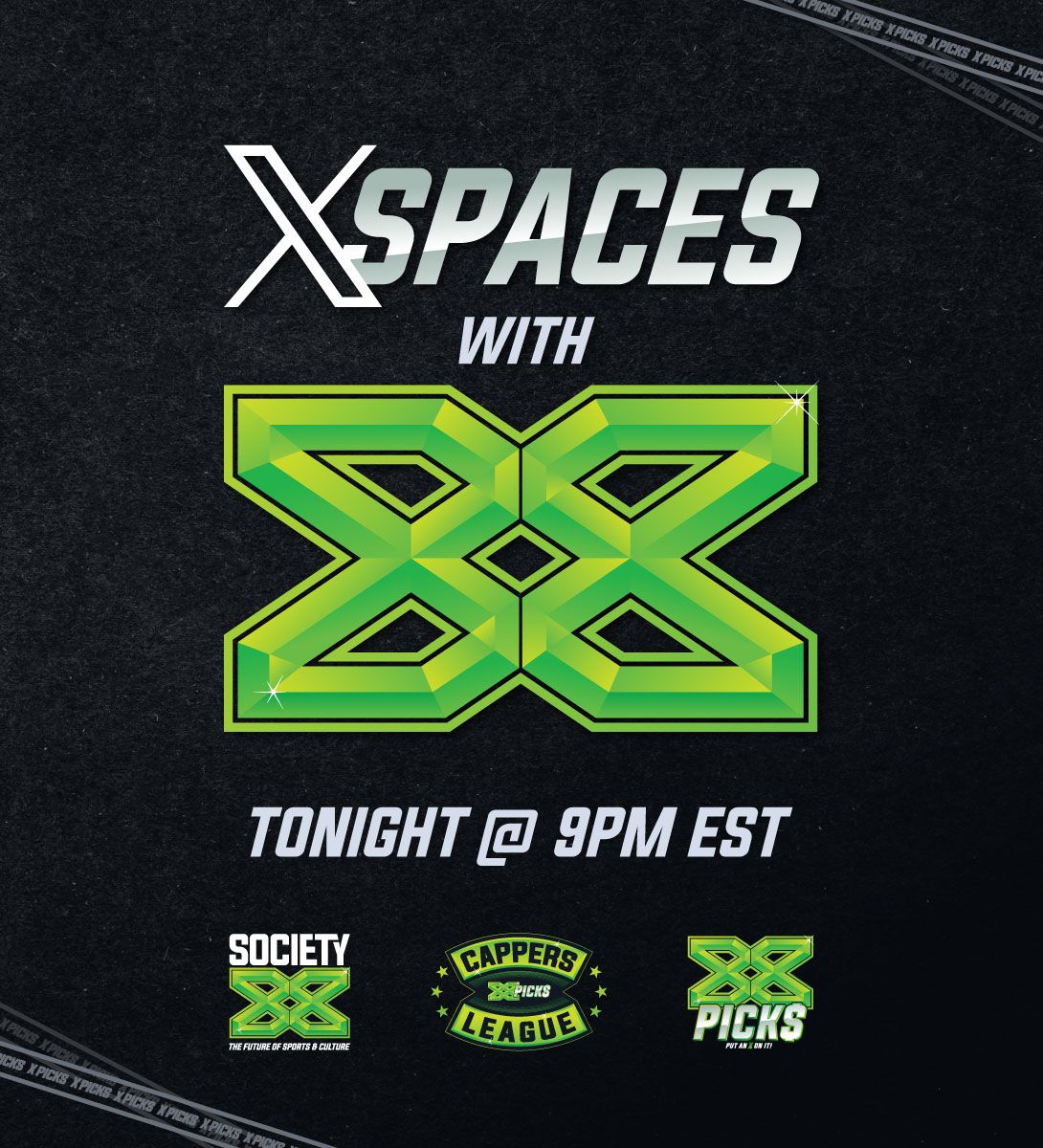 SocietyXLife's tweet image. Tonight on Spaces:

🏈 NFL Training Camp
🏀 NBA Playoffs Recap 
❎️ X Cappers League Finals Update 
⚾️ MLB Quick Hits 
🔔 Fanatics Fest
🏴‍☠️ NASCAR Recap w/@BlackbeardBets_
🏁 Community Q&amp;amp;A 

⏰️ Join us for sports, culture &amp;amp; more! x.com/i/spaces/1YqGo…
#spaceshost